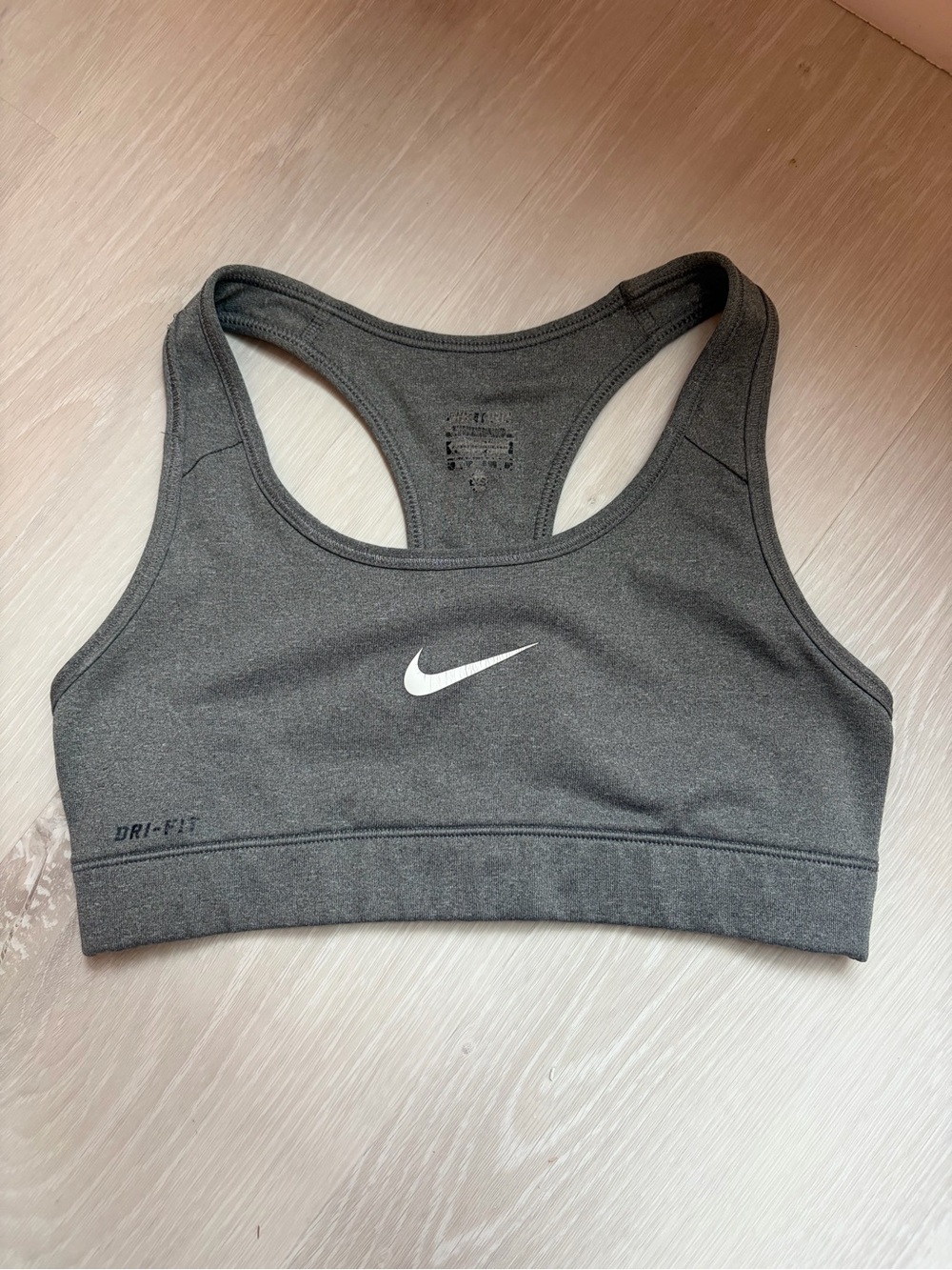 Nike Dri-FIT Women's Grey Sports Bra